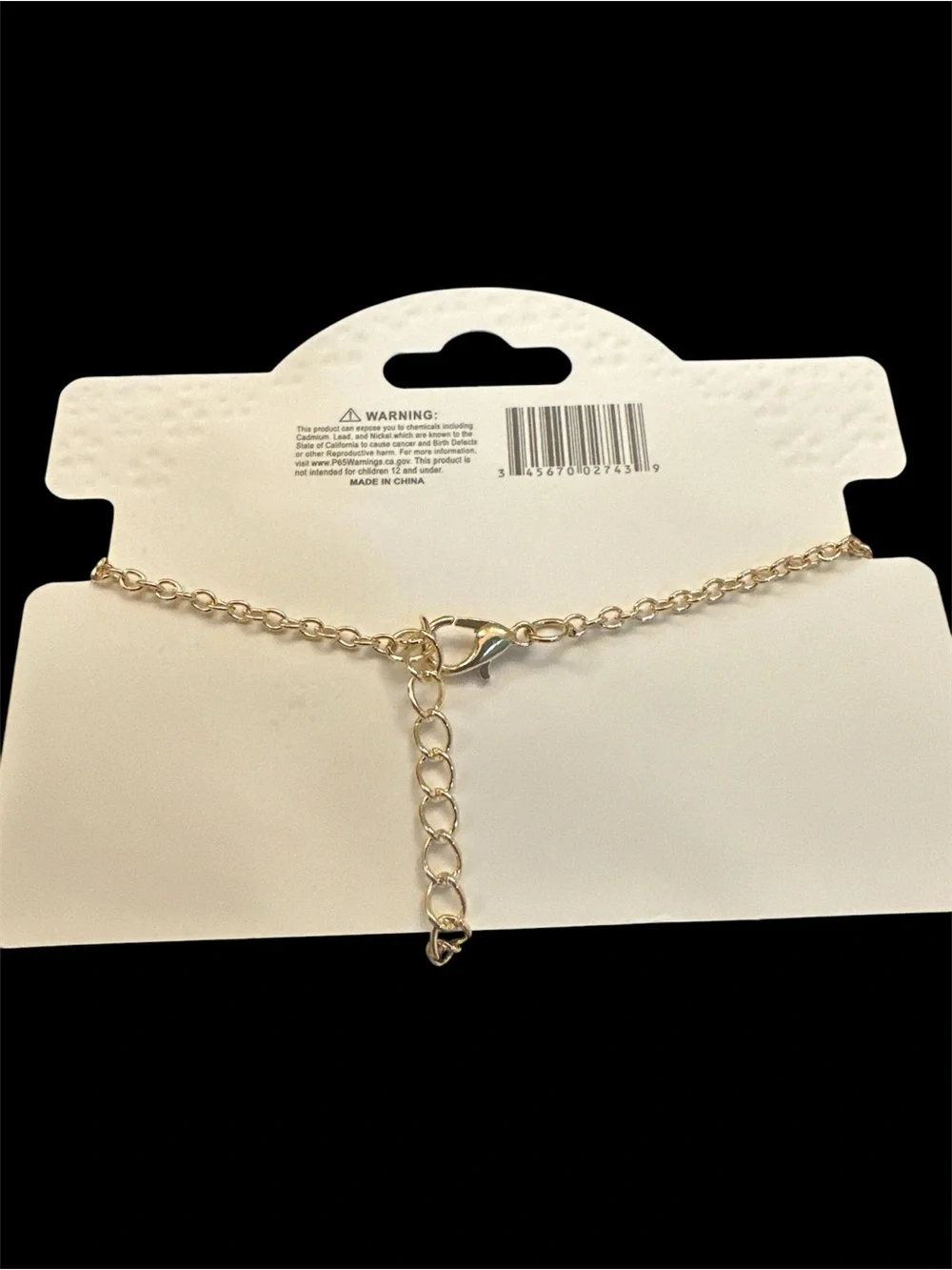 NWT!Fashion Gold-Tone Crystal Link Bracelet